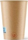 Kaffebæger Pap/Ac Ø80xh93mm 25Cl 8Oz Single Wall Brun Verive,20 Ps X 50 Stk/Krt