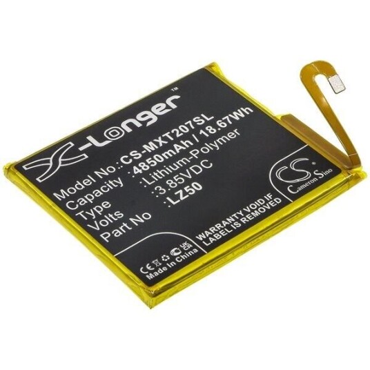 Motorola XT2075 batteri (4850 mAh 3.85 V, Sort)