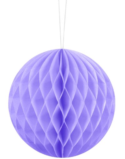 Lavendelfarget Honeycomb Ball 10 cm Lavendelfarget Honeycomb Ball 10 cm