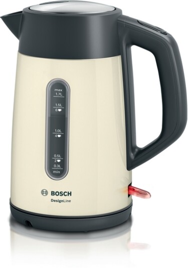 Bosch Vannkoker DesignLine Beige TWK4P437 Bosch Vannkoker DesignLine Beige TWK4P437