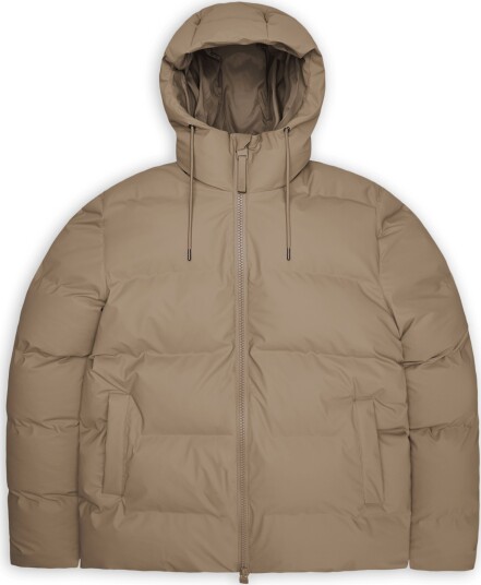 Rains Unisex Alta Puffer Jacket Beige XL Rains Unisex Alta Puffer Jacket Beige XL