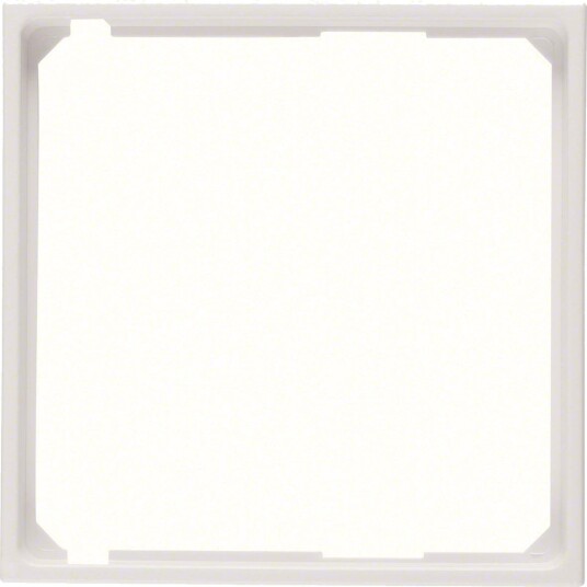 Hager Adapter 11091909 For Midtbrikke, S1 Hvit
