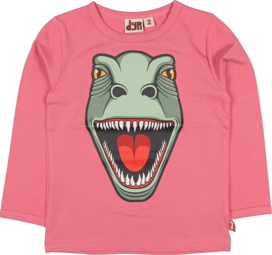 DYR Genser Roar T Lyserød m. Dinosaur DYR 7 år (122) Genser Rosa