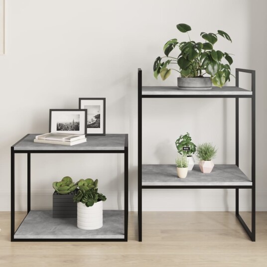 vidaXL Hylleplater 8 stk betonggrå 40x50x1,5 cm konstruert tre vidaXL Hylleplater 8 stk betonggrå 40x50x1,5 cm konstruert tre