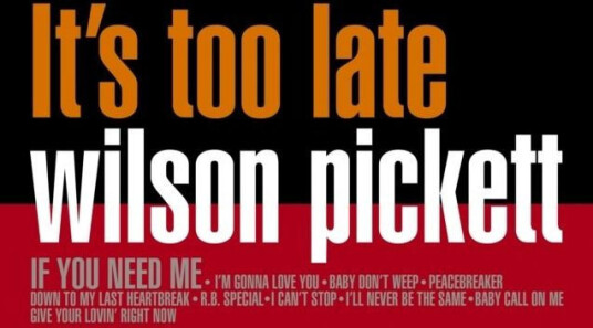 It's Too Late