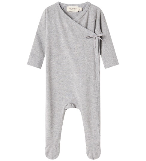 MarMar Modal New Born Light Grey Melange Rubetta Full Body 0 mdr/50