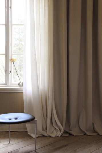Mimou Gardin Retreat av gjenvunnet ull Beige
