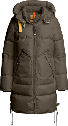 Parajumpers Women"s Long Bear Hooded Parka Taggia Olive M