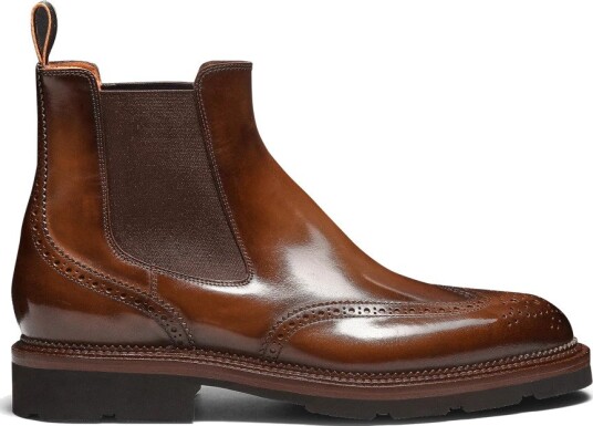 Santoni Herre Sko Brun 42 EU,