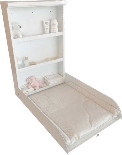 BabyDan Sofie Wall Mounted Changing Tabel White Metal BabyDan Sofie Wall Mounted Changing Tabel White Metal