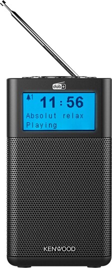 Kenwood CR-M10DAB-B DAB+ lommeradio Sort