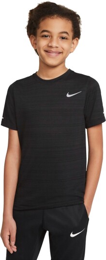 Nike Dri-Fit Miler T-Shirt Junior Black XS (7-8)