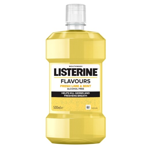 Listerine Munnvann Fresh Lime & Minty 500 ml.