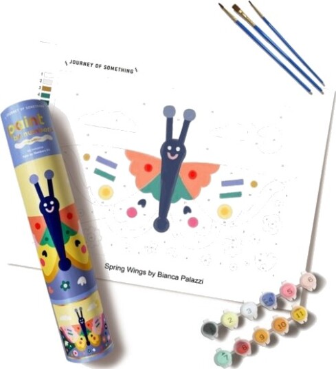 Kids Paint by Numbers: Spring Wings Kids Paint by Numbers: Spring Wings