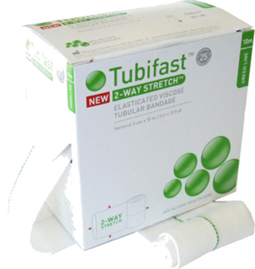 Tubifast 50cm x 10m Grønn