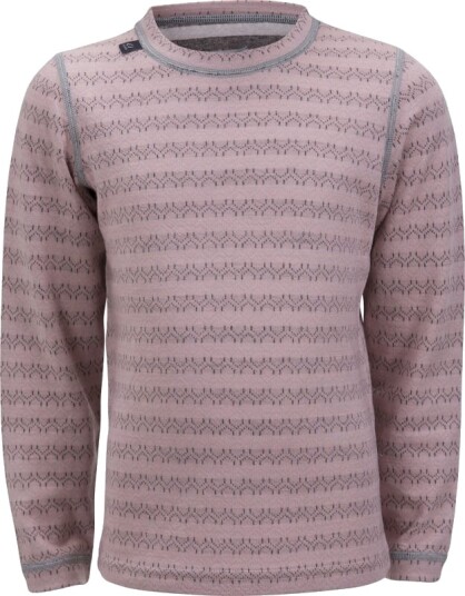 Ulvang Juniors' 50Fifty 3.0 Round Neck 164, Sweet Pink Mix