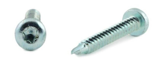 Arvid Nilsson 170606010 Skrue FZB DIN 7504N RTB, gjengepressende STK 3,5 x 9,5 mm, 1000-pakning