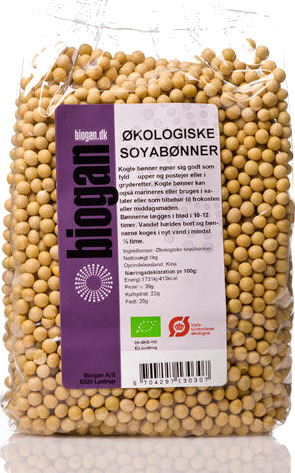 Biogan Soyabønner 1 Kg