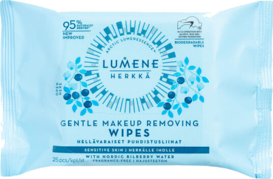 Lumene HERKKA„ Gentle Makeup Removing Wipes 25pcs Lumene HERKKA„ Gentle Makeup Removing Wipes 25pcs