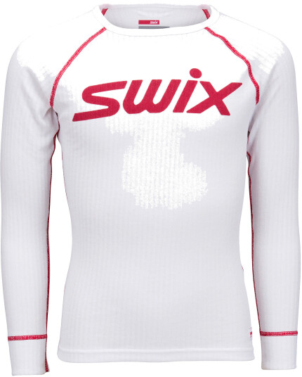 Swix Racex bodywear Ls Junior Bright White 116/6Yrs