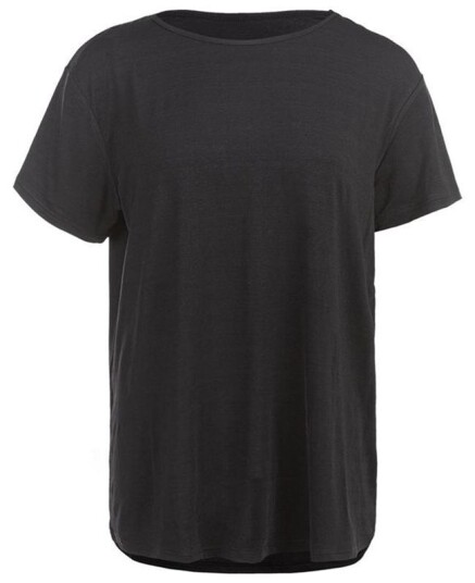 Athlecia Lizzy Wmn Slub - T-skjorte - Black Melange - 38