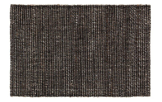 Dixie Filip dørmatte Black melange, 60 x 90 cm Dixie Filip dørmatte Black melange, 60 x 90 cm