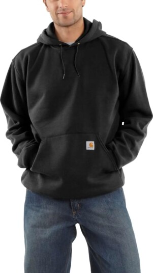 Carhartt Men's Hooded Sweatshirt Sort XL Man Carhartt Men's Hooded Sweatshirt Sort XL Man