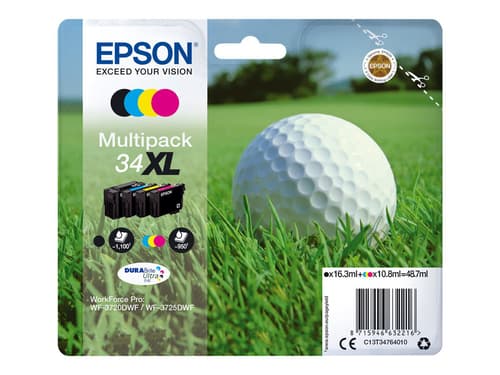 Epson Blekk Multipack (bk/c/m/y) 34xl