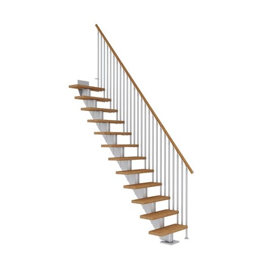 Dolle Frankfurt Rett Trapp Pearl Grey -classic Iii-oljet Eik-75-13 - Loddrett Høyde 259 301 Cm Dolle Frankfurt Rett Trapp Pearl Grey -classic Iii-oljet Eik-75-13 - Loddrett Høyde 259 301 Cm