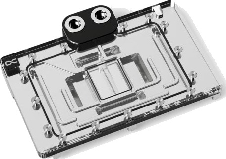 Alphacool 13439 GPU vannblokk + bakplate sort/krom 13439