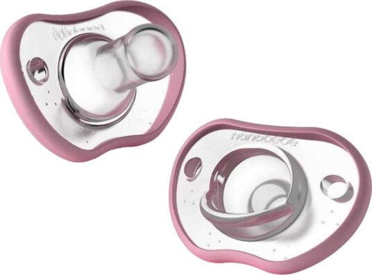 Nanobébé Flexy Pacifier Pink 3m+ 2pcs