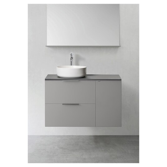 Hafa Shape 600 Servantskap m/sidemodul 90x45x54 cm Grå