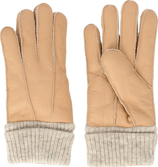 Whistler Desiree Shearling Hansker Dame Beige M