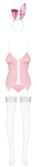 Obsessive Bunny kostyme        - Lyserosa - L/XL