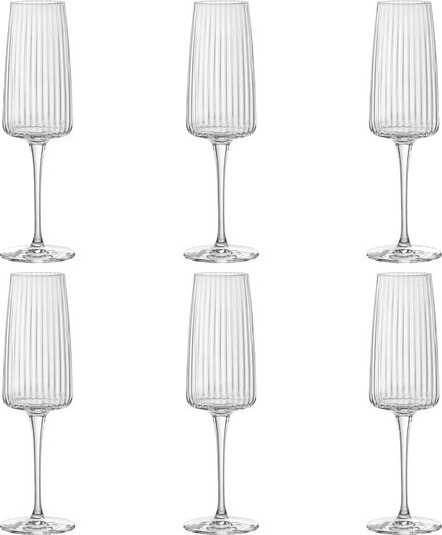 Bormioli Rocco   Exclusiva champagneglass 25,5 cl 6 stk