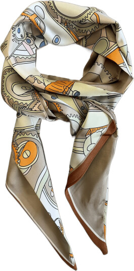 Luxzuz Lungo Scarf Beige ONE SIZE