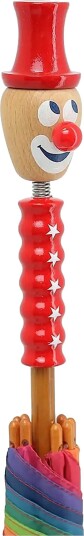 Vilac Umbrella Grand Clown Red ONE SIZE Vilac Umbrella Grand Clown Red ONE SIZE