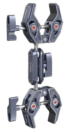 SmallRig 4103 Crab-Shaped Clamp x2 Dobbel superklemme og Magic Arm