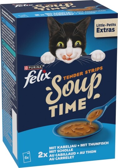 Felix Våtfôr Latz Soup Filet En Rekke Ulike Smaker Fra Vannet 6 X 48 G