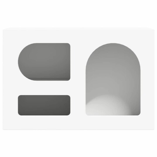 TV skap Hvit 60 x 35 x 40 cm Konstruert tre TV skap Hvit 60 x 35 x 40 cm Konstruert tre