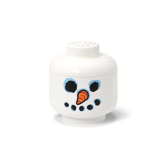 Lego Snømann oppbevaringshode lite 5009863 Lego Snømann oppbevaringshode lite 5009863
