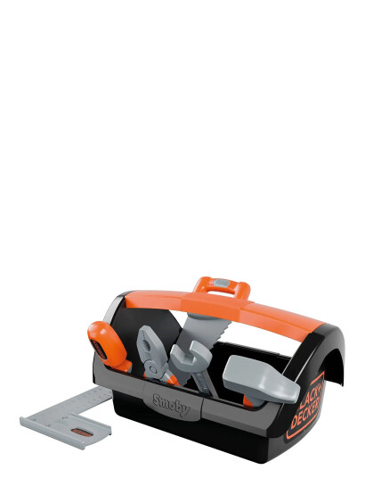 Smoby Black&Decker  Tool Box + 6 Tools - Orange - ONE SIZE