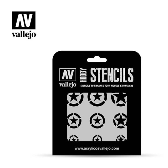 Vallejo Stencils USAAC Markings 1/72, 1/48 and 1/32