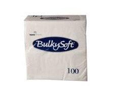 Serviet Bulkysoft 40X40 Cm 3-Lag 1/8-Falset Hvit,10 Pk X 100 Stk