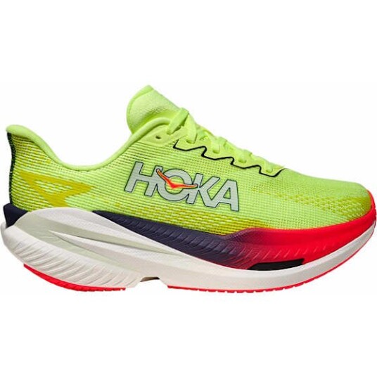 Hoka Women's Mach X 3 Neon Yuzu/Squid Ink 38