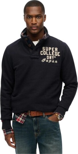 Superdry, Herre, Gensere & Hettegensere, Blå, S,