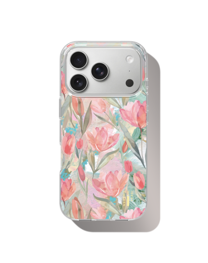 Ideal Of Sweden Clear MagSafe Case iPhone 17 Pro Max Tulip Bloom
