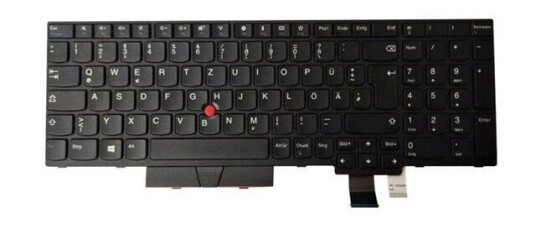 Lenovo Lite-On - Brbart tastatur - til utskifting - Tysk - Svart