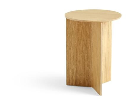HAY Slit Wood Sofabord Rundt Ø35 Lakkert Eik