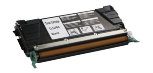 C734A1KG, Tonerkassett, erstatter Lexmark C734A1KG, svart, 8.000 sider, inkClub